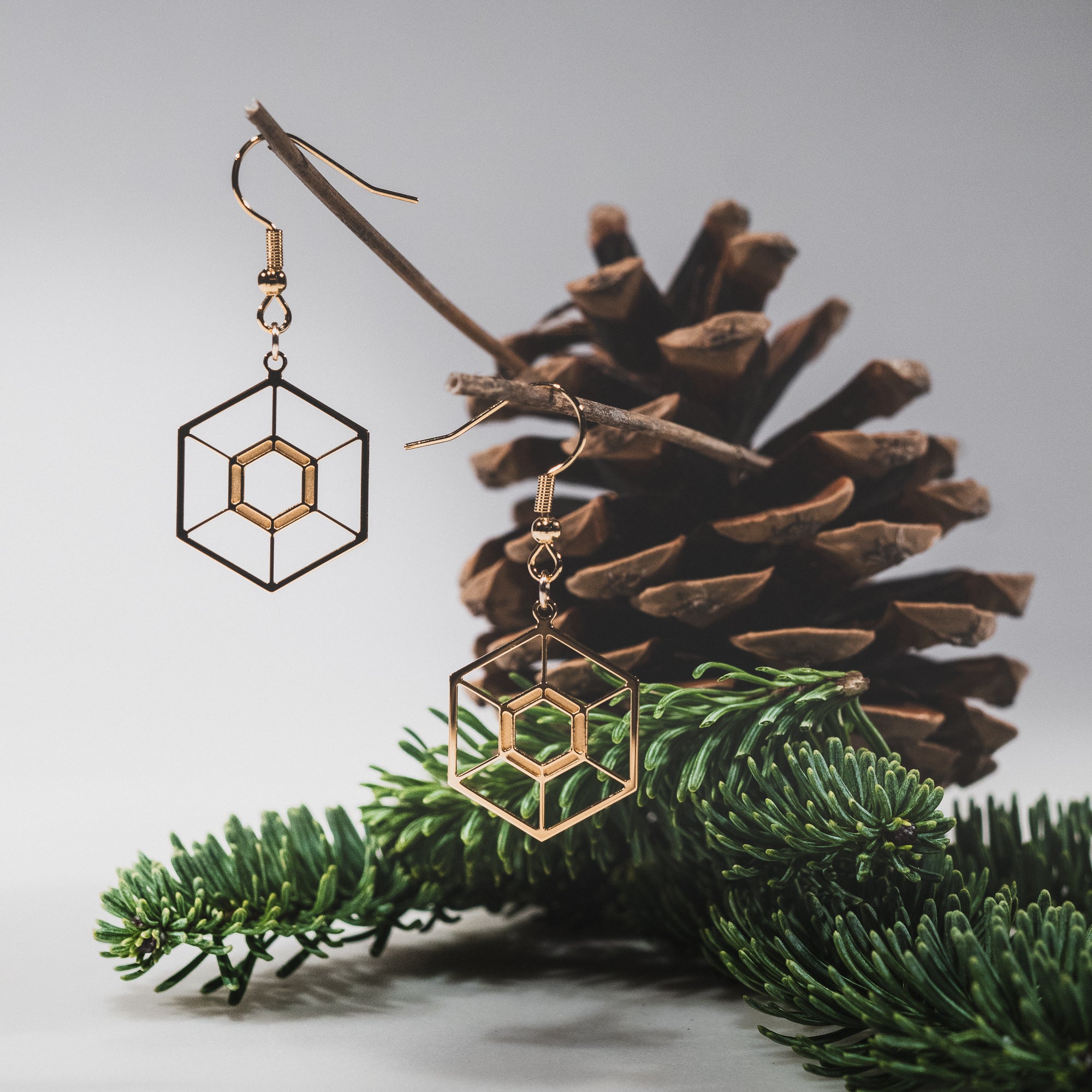 Hexaluna – vue principale du bijou artisanal Atelier-Émile