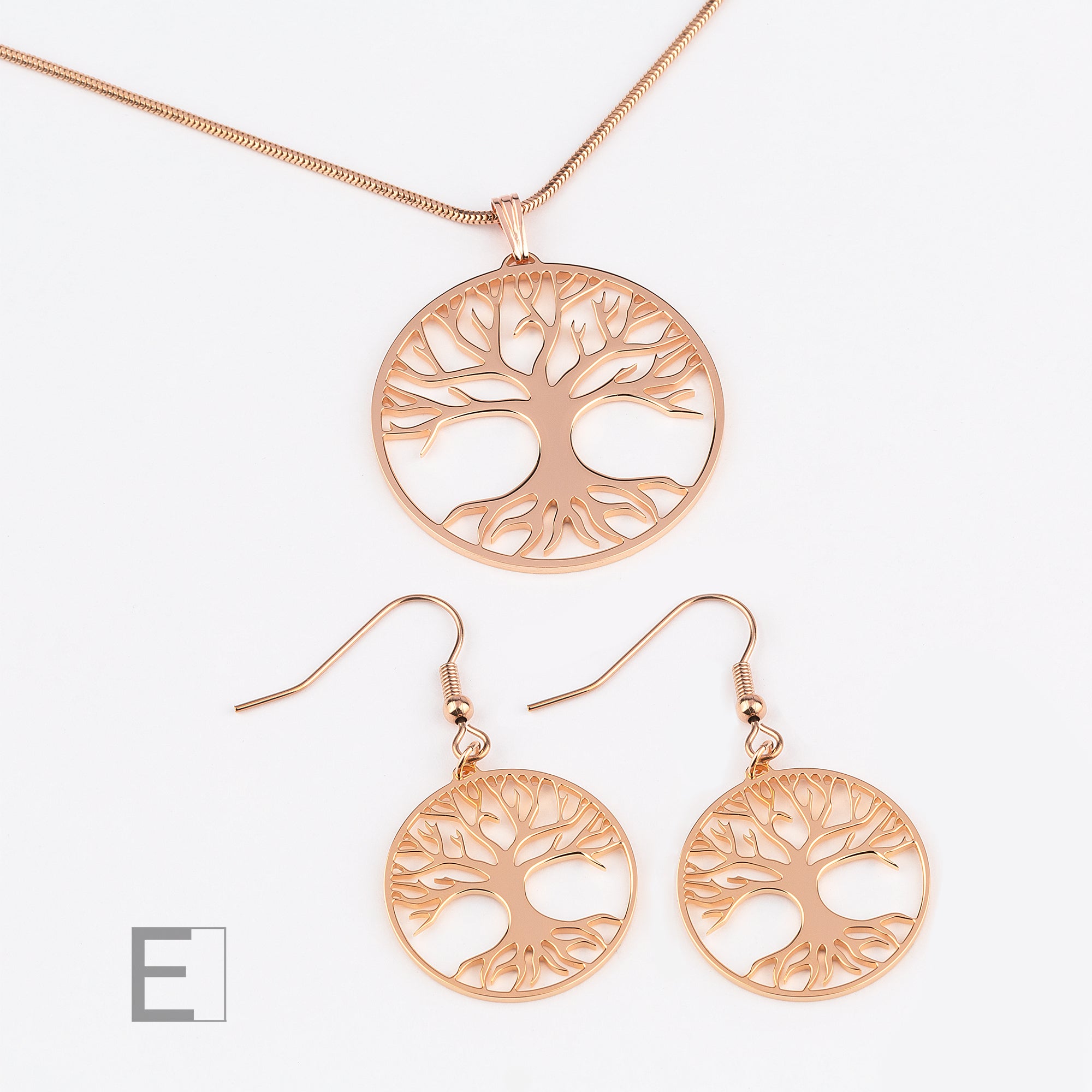 Parure : Arbre de Vie – vue détaillée du bijou artisanal Atelier-Émile