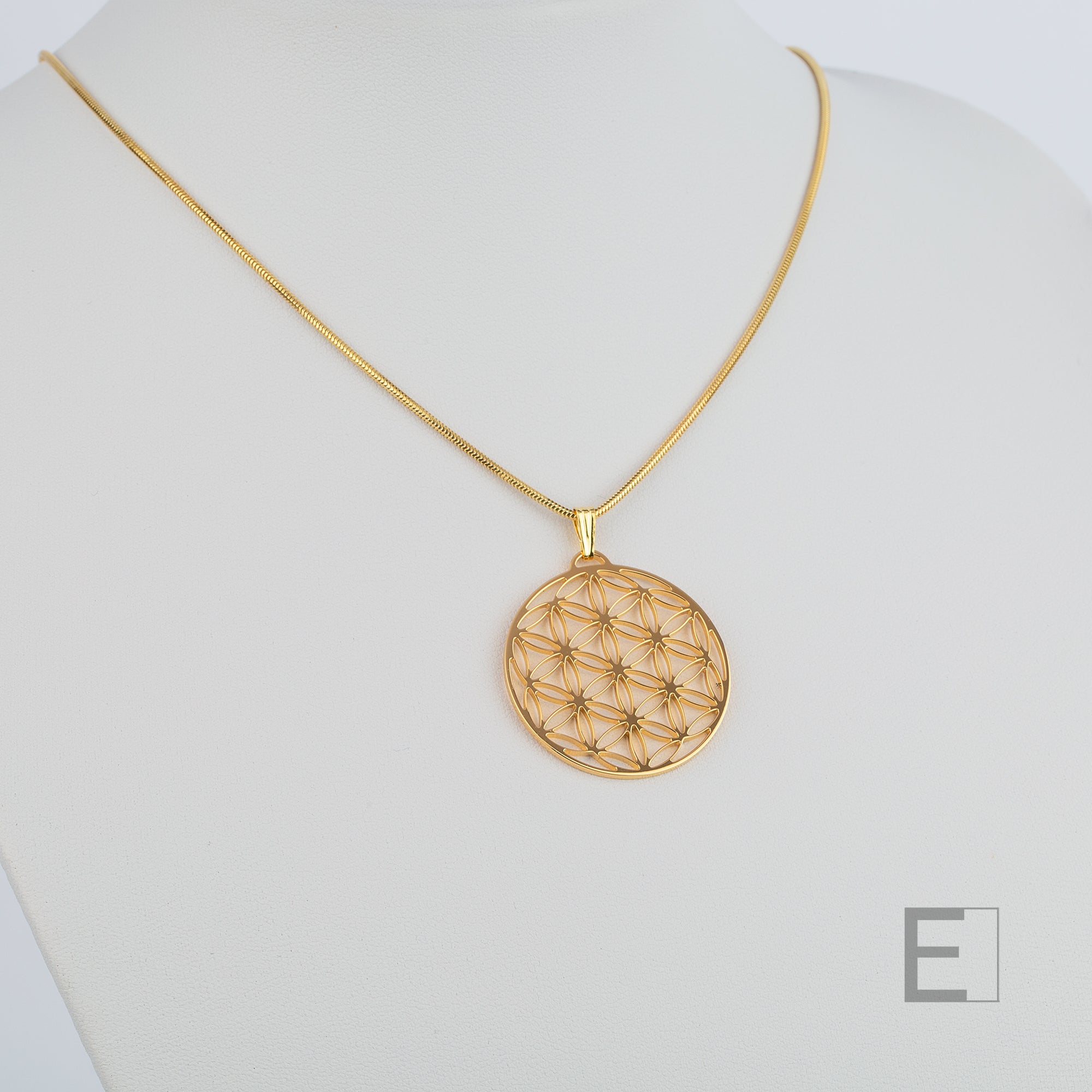 Large Flower of Life Necklace