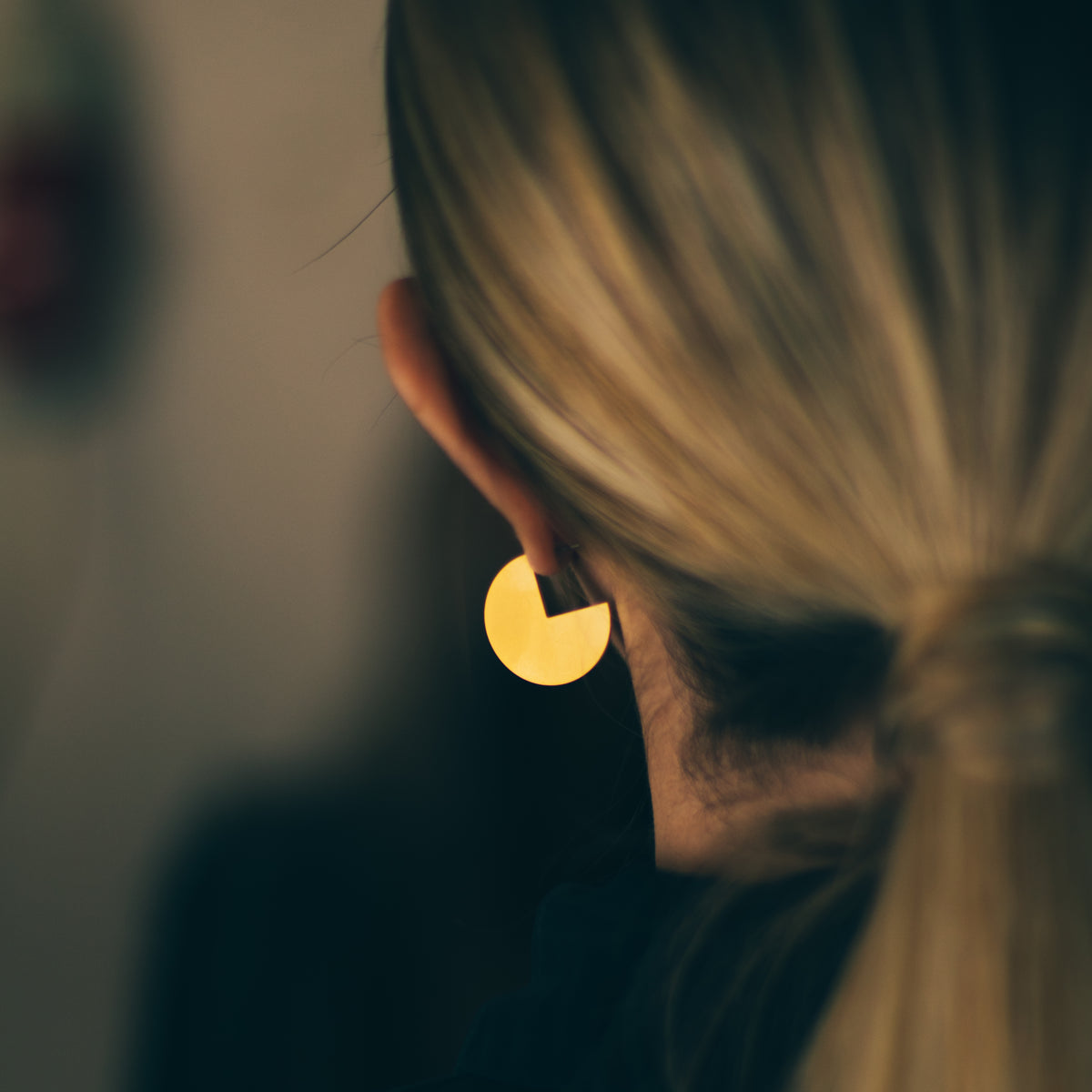 Boucles d’oreilles Euclide I, vue de détail – Atelier-Émile