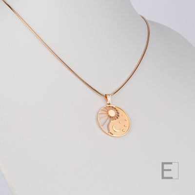 Cosmic Yin Yang Halskette