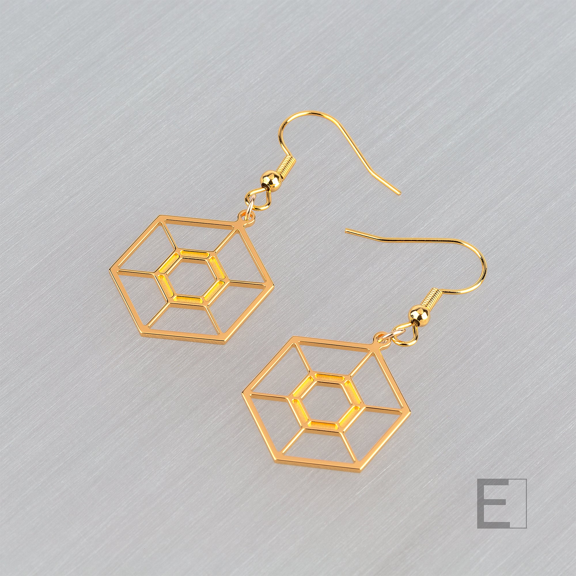 Hexaluna – vue détaillée du bijou artisanal Atelier-Émile