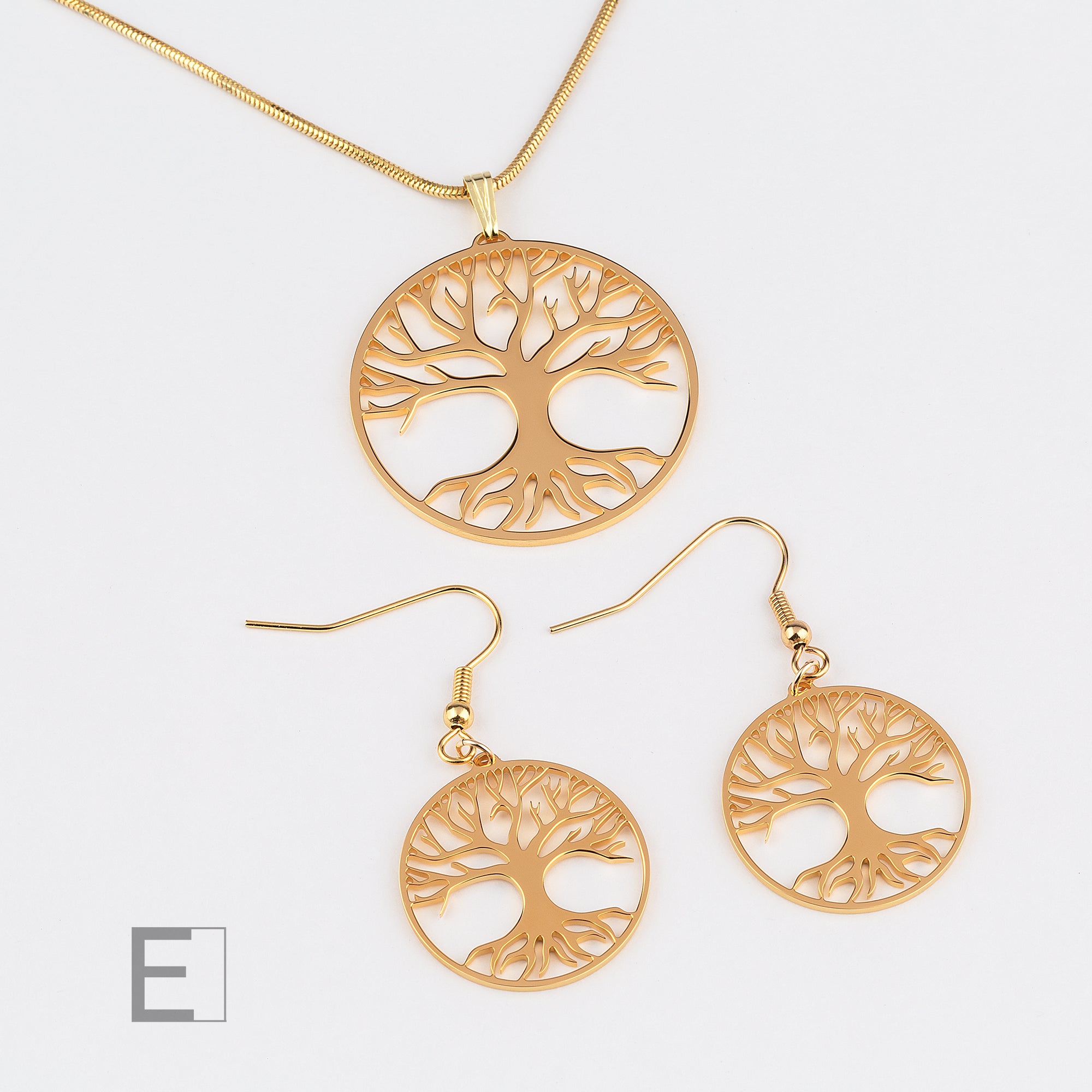 Parure : Arbre de Vie – vue détaillée du bijou artisanal Atelier-Émile