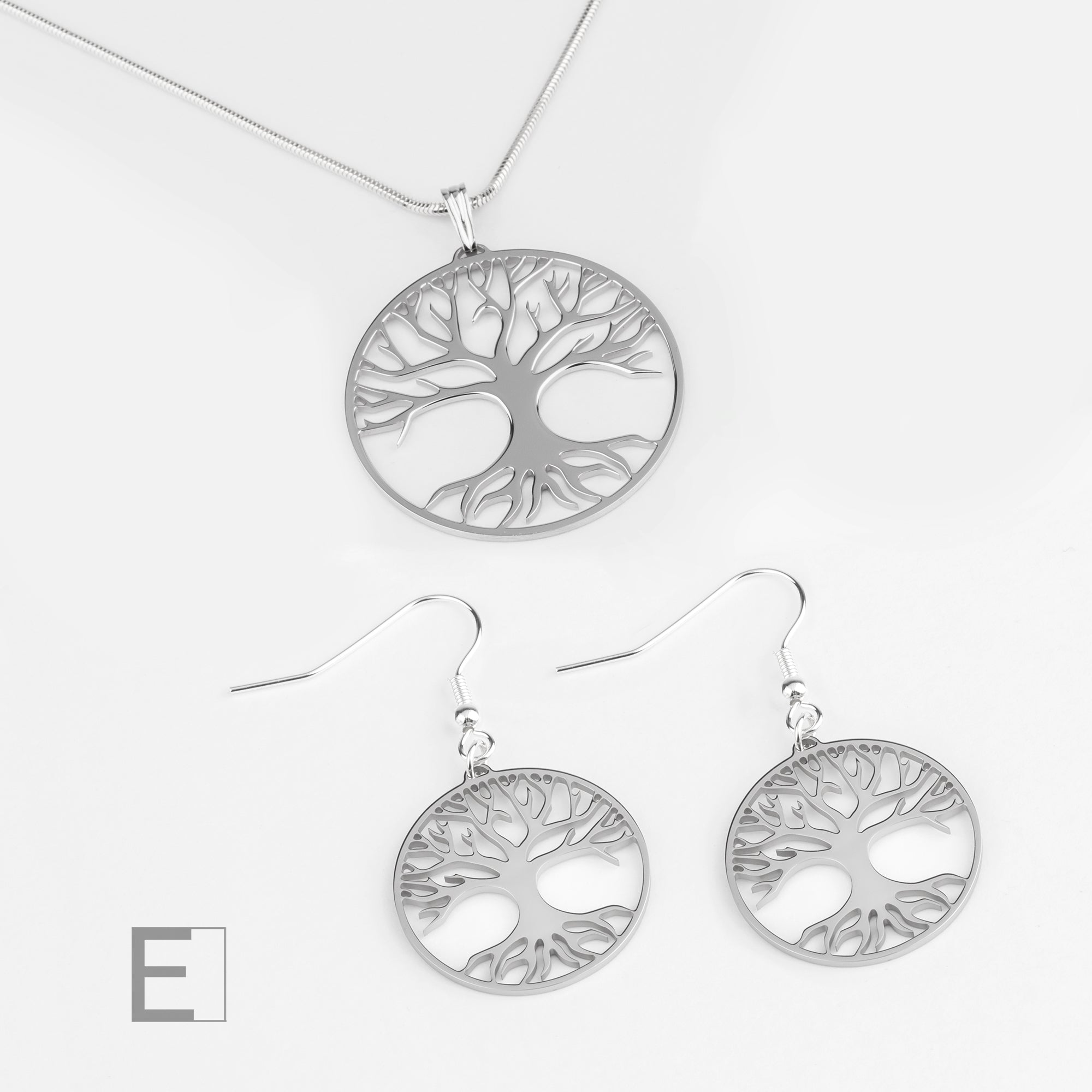 Parure : Arbre de Vie – vue détaillée du bijou artisanal Atelier-Émile