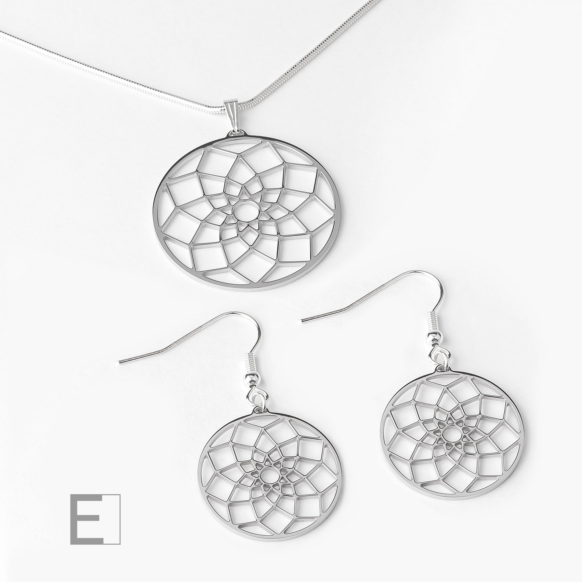 Parure : Attrape-Rêves – vue principale du bijou artisanal Atelier-Émile