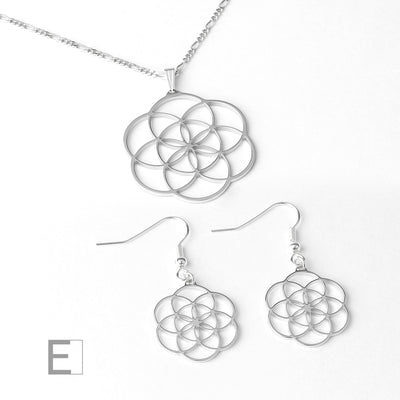 Parure : Graine de Vie – vue principale du bijou artisanal Atelier-Émile