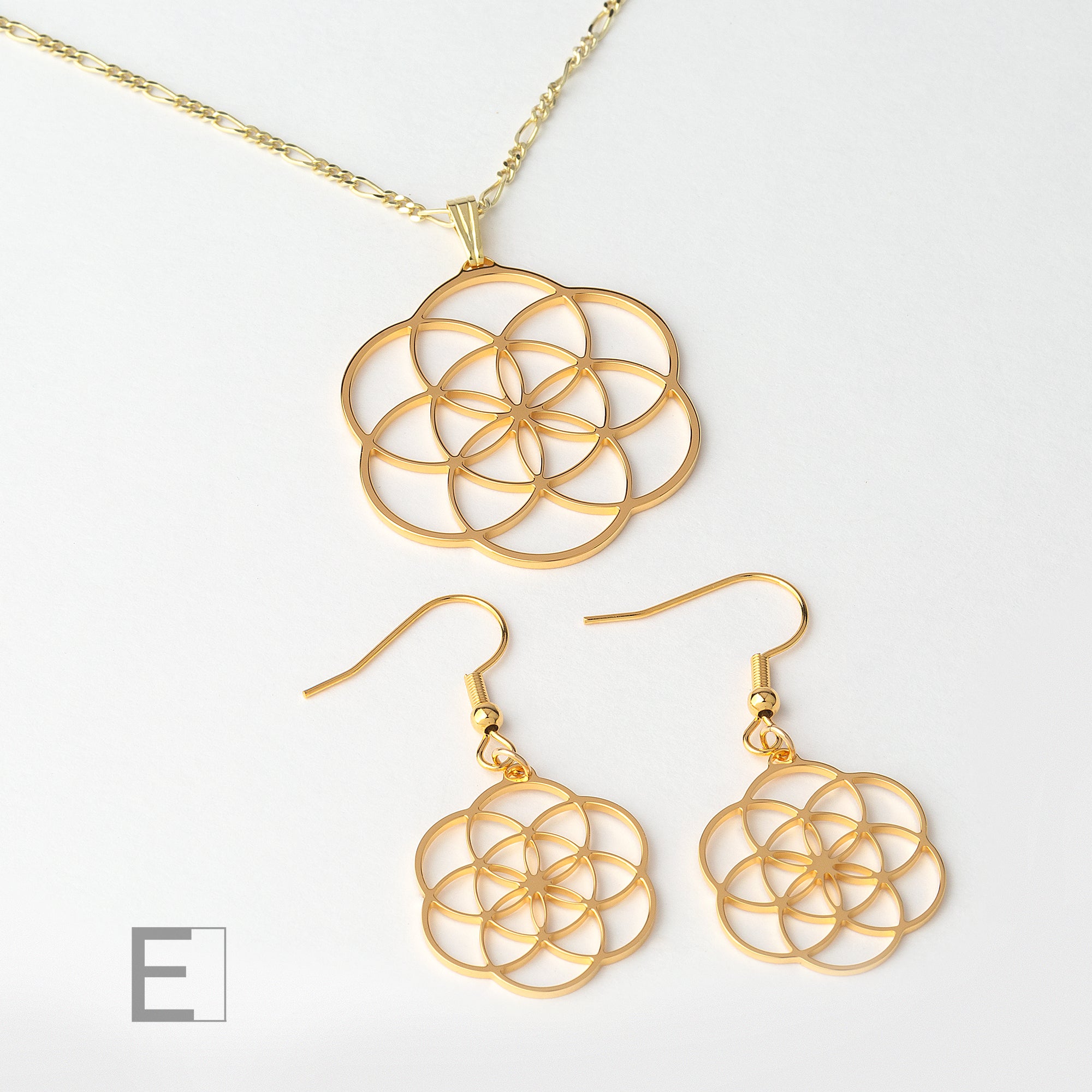 Parure : Graine de Vie – vue détaillée du bijou artisanal Atelier-Émile