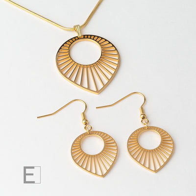 Parure : Soleil – vue principale du bijou artisanal Atelier-Émile