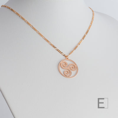 Triskele Spirale Halskette