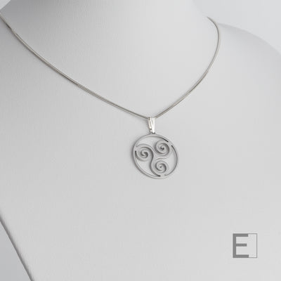 Triskele Spirale Halskette