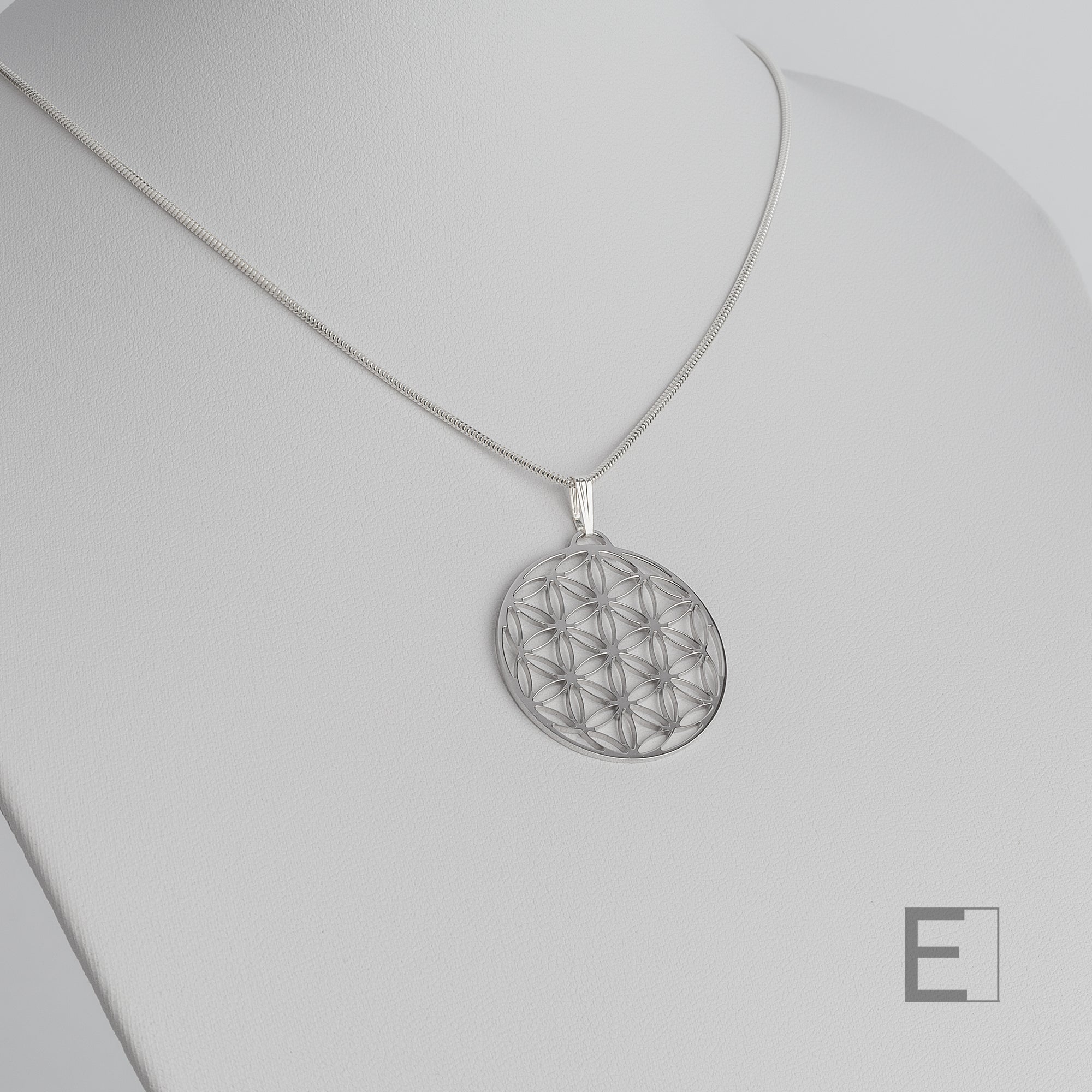 Large Flower of Life Necklace