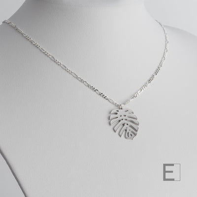 Monstera-Blatt-Halskette