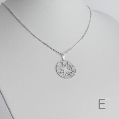 Mandala-Kette Kompass