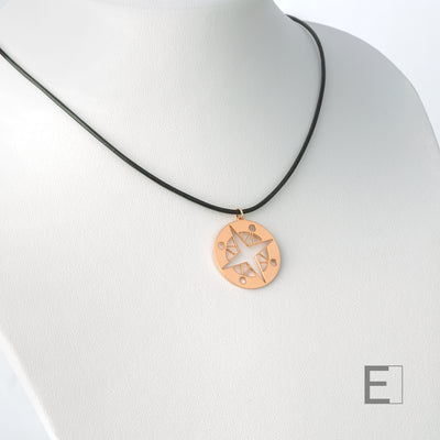 Mandala-Kette Kompass