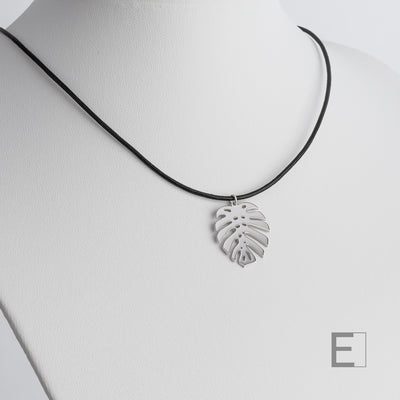 Monstera-Blatt-Halskette