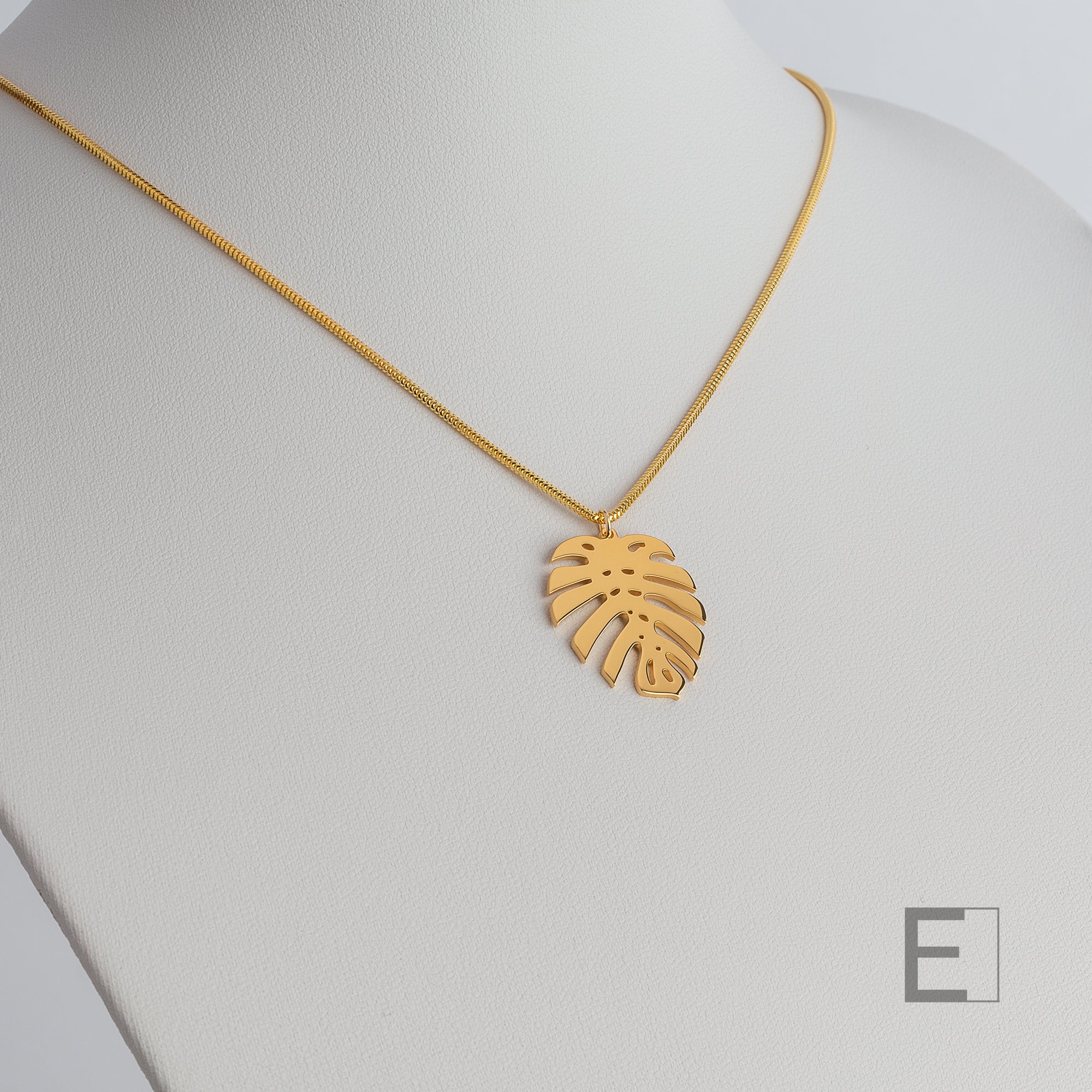 Monstera Leaf Necklace