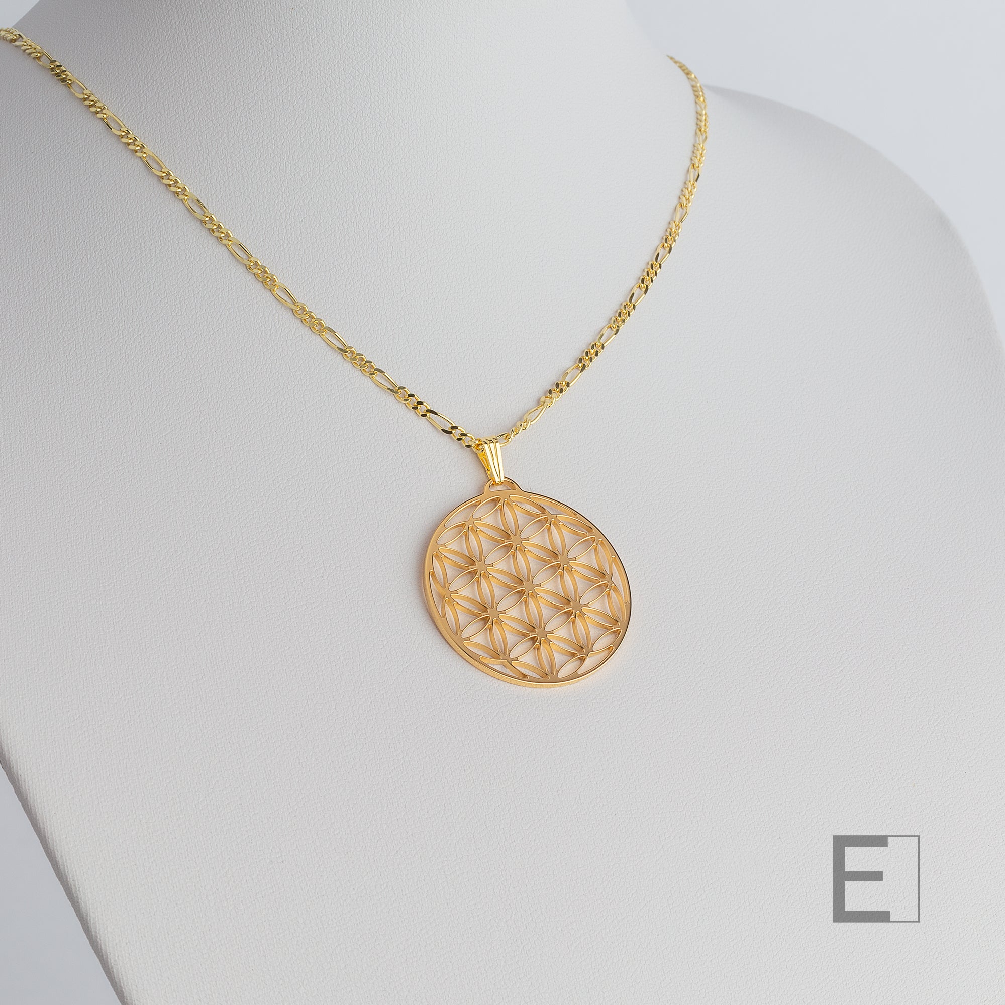 Large Flower of Life Necklace