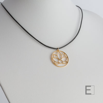 Lotusblüten-Kreis Halskette