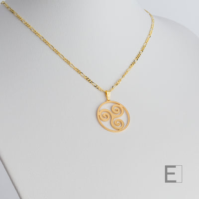 Triskele Spirale Halskette