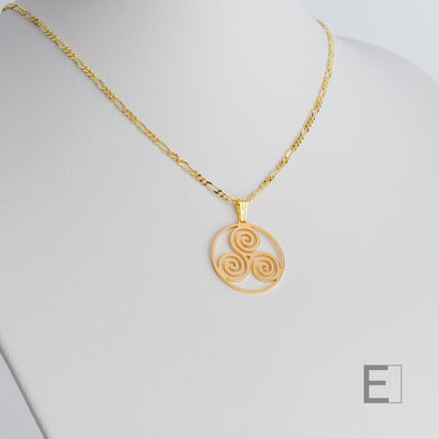 Halskette Spirale des Lebens