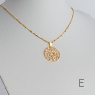 Mandala Stern Halskette