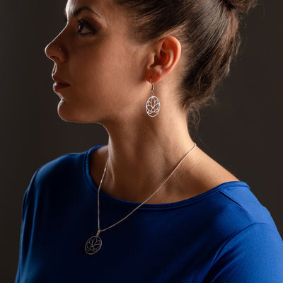 Lotusblüten-Kreis Halskette