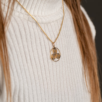 Halskette Spirale des Lebens