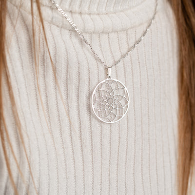 Halskette Großer Traumfänger