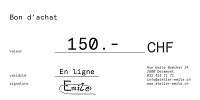 Geschenkkarte Atelier-Emile