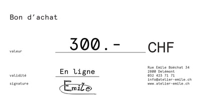 Geschenkkarte Atelier-Emile