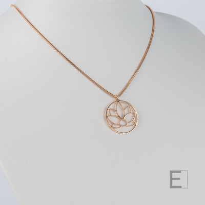 Lotusblüten-Kreis Halskette