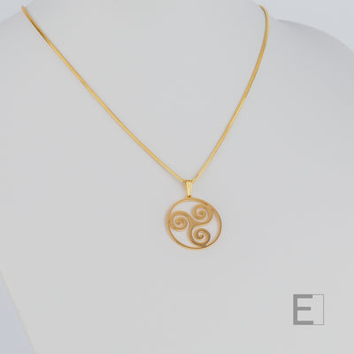 Triskele Spirale Halskette