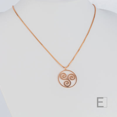 Triskele Spirale Halskette