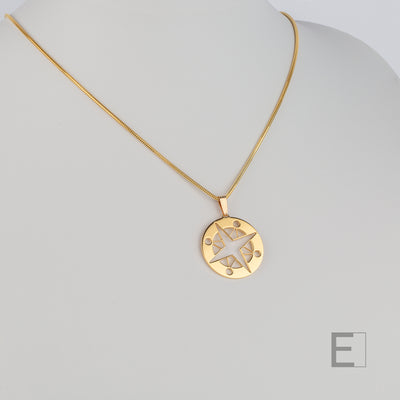 Mandala-Kette Kompass