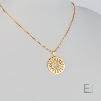 Mandala Blume Halskette