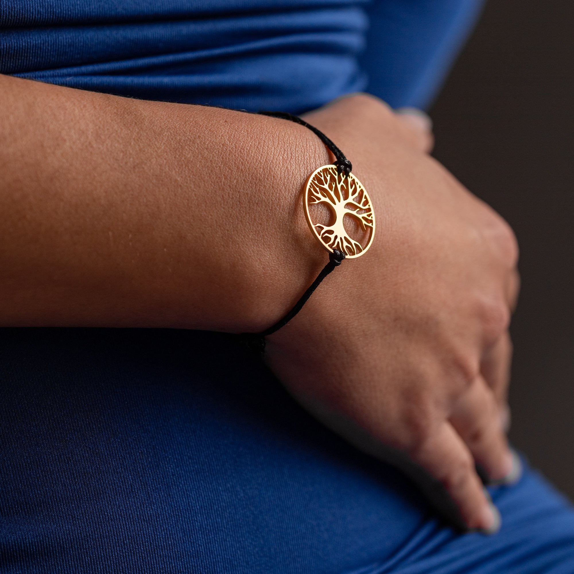 Bracelet Arbre de Vie – vue détaillée du bijou artisanal Atelier-Émile