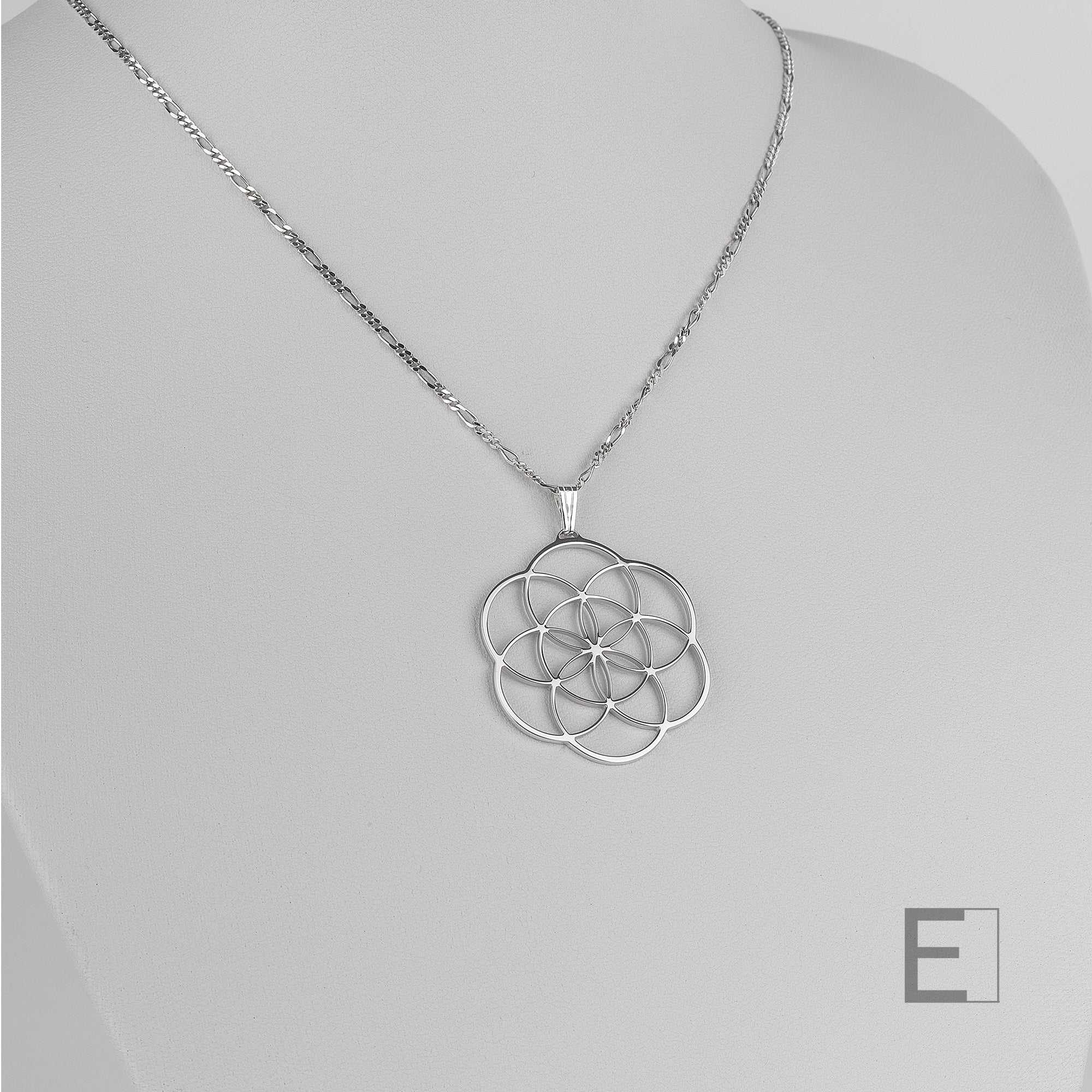 Collier Grande Graine de Vie – vue principale du bijou artisanal Atelier-Émile