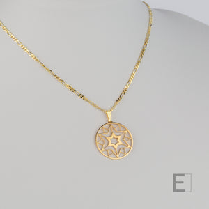 Collier Mandala Etoile – vue principale du bijou artisanal Atelier-Émile