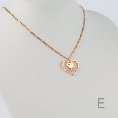 Collier Toile Amoureuse – vue principale du bijou artisanal Atelier-Émile