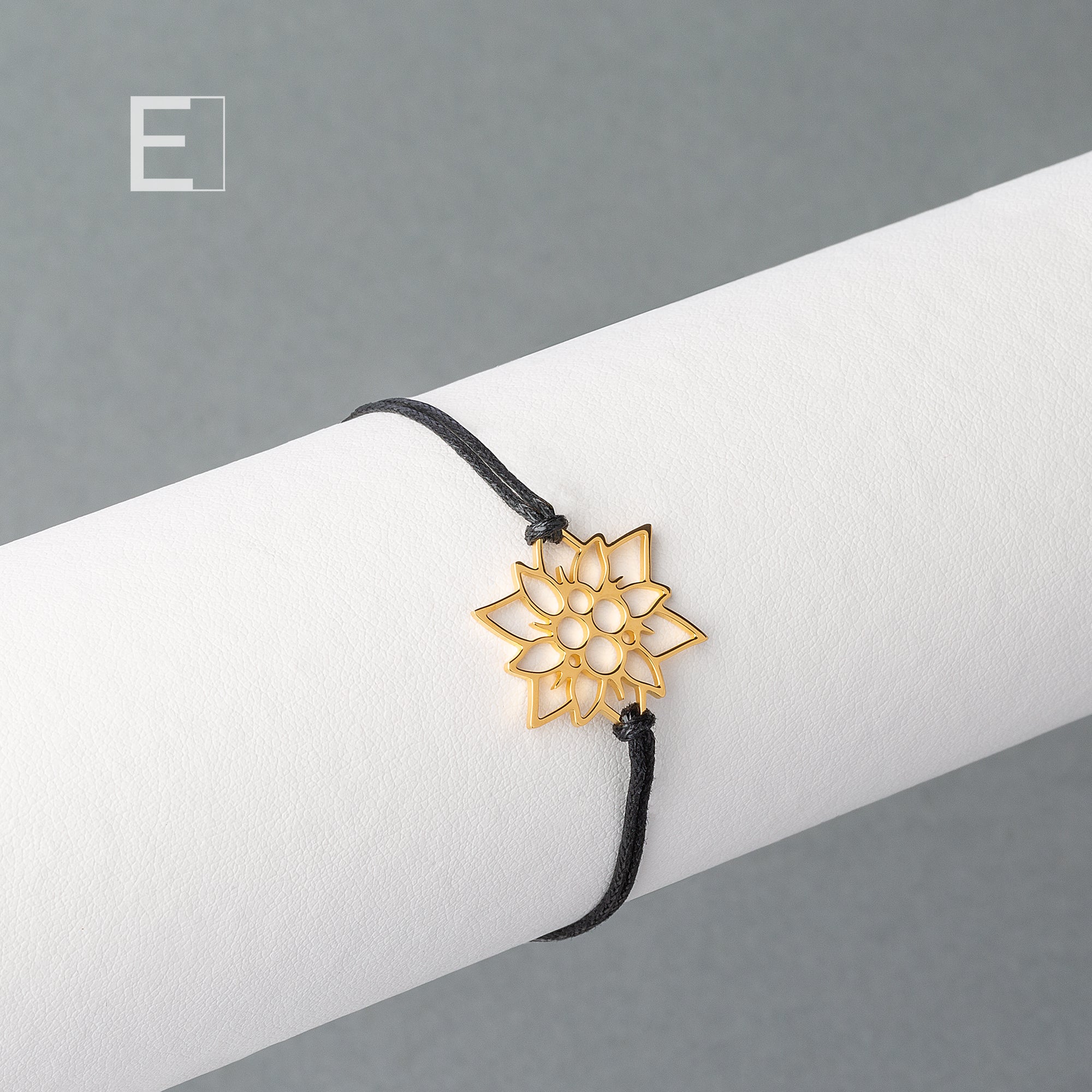 Bracelet Edelweiss – vue détaillée du bijou artisanal Atelier-Émile