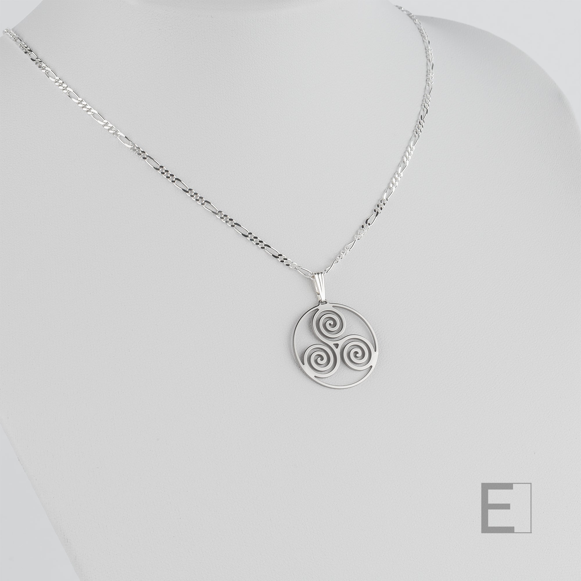 Collier Spirale de Vie – vue principale du bijou artisanal Atelier-Émile